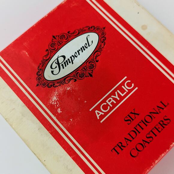 Pimpernel Vintage Drink Coasters Acrylic Classic Cars Made in England Six Cork - Picture 14 of 14